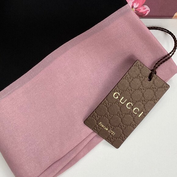 New Gucci Oversize Shawl Animal Print Pink Silk Wrap Scarf - Picture 8 of 16